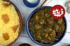 طرز تهیه خورشت آلو اسفناج با رب انار و گردو