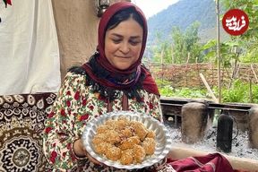 ببینید؛ غذای روستایی در ایران؛ فرآیند تهیه باقلوای ورمیشل پر شده