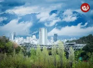 عکس| سفر به ایران قدیم؛ منظرۀ شهر تهران در دوران قاجار از بالای دروازه میدان توپخانه