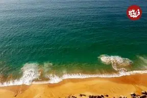 ببینید| ساحل زیبا و دیدنی کُمب یا ساحل تراس چابهار، دومین ساحل بلند ایران