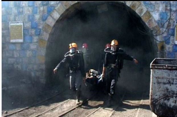 (ویدئو)  ریزش وحشتناک معدن طلای ترکیه و گرفتاری کارگران