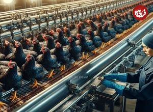 (ویدئو) مزرعه پرورش میلیون ها مرغ سیاه لوکس چینی؛ فرآیند فرآوری مرغ های سیاه