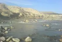 (ویدئو) فاجعه در سیمره ایلام؛ کامیون 10 تنی به کام رودخانه فرو رفت!