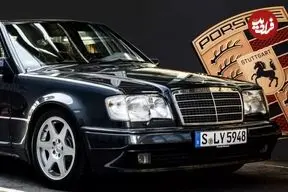 تصاویر| پیام عاشقانه پورشه برای مرسدس بنز 