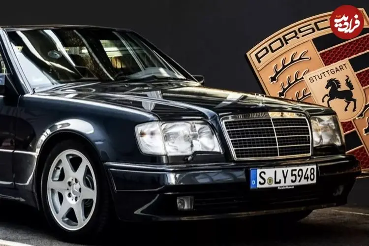 تصاویر| پیام عاشقانه پورشه برای مرسدس بنز 