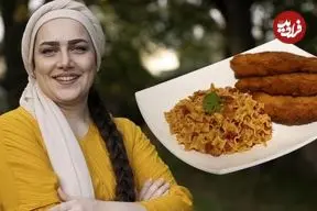 ببینید| غذای روستایی در ایران؛ پخت شنیسل مرغ و پاستا گوجه فرنگی