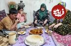 ببینید؛ غذای روستایی در ایران؛ پخت خورشت خلال به روش یک بانوی روستایی