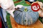 ببینید؛ غذای خیابانی در تایلند؛ تهیه کیک کدو حلوایی و نارگیل در بانکوک