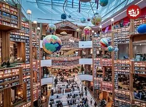 ببینید؛ معماری عجیب این کتابخانه بازدید‌کنندگان را به وجد آورد
