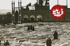 عکس| سفر زمان؛ منظرۀ حرم حضرت معصومه (س) و قبرستان قم در دوران قاجار