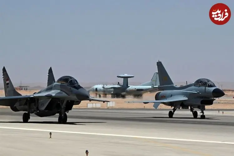 فرود جنگنده‌های چینی در مصر، اسرائیل را به حال آماده باش در آورد