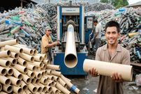 ببینید؛ لوله های پلیکا چگونه تولید می شوند؟