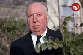 عکس| سفر در زمان؛ «آلفرد هیچکاک» در جوانی و در کنار همسرش؛ سال 1305