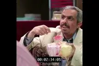 (ویدئو) پشت صحنه به یادماندنی سریال در حاشیه: بستنی خوردن زهتاب!