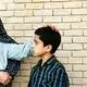 عکس| سفر زمان؛ «مجید و کیومرث پوراحمد» در پشت صحنه سریال قصه های مجید؛ سال 69