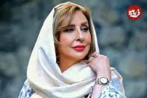 عکس| سفر زمان؛ چهرۀ بدون آرایش «مرجانه گلچین» در اتاق گریم یک سریال