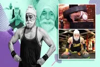 ماجرای الهام بخش بدنساز ۷۷ ساله ای که در ۶۷ سالگی با پرورش اندام آشنا شد