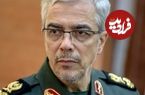 عکس؛ سفر در زمان؛ «لحظه اعطای درجه سرلشکری به محمد باقری»؛ سال 87