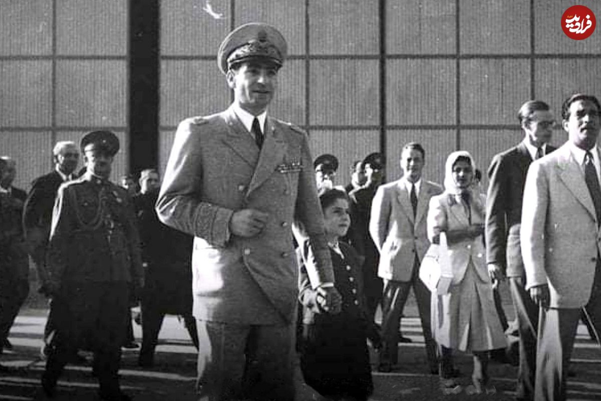 عکس؛ سفر در زمان؛ «محمدرضا و خواهرش شمس پهلوی» در سوئیس؛ سال 1315