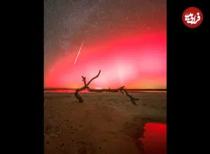 عکس روز ناسا از شفق قطبی بر فراز فلوریدا