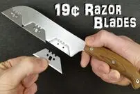 (ویدئو) ساخت تیزترین چاقوی جهان با تیغه کاتر توسط استاد مشهور آمریکایی