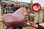 ببینید| غذای روستایی در روسیه؛ پخت غذاهای متنوع با جگر توسط زوج آشپز  داغستانی