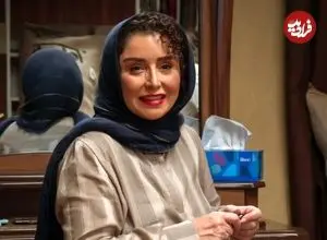 عکس| سفر زمان؛ تیپ و چهرۀ خاص «ژاله صامتی» در نمایش «محبوبه‌ها»