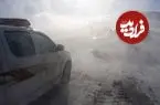 ببینید؛ لحظات نفس‌گیر نجات مادر باردار گرفتار در برف و کولاک امین‌الله