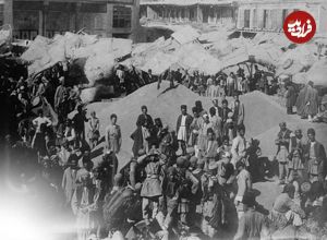 عکس؛ سفر در زمان؛ فلک افراد در ارومیه؛ ۱۸۹۲ میلادی