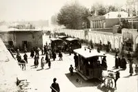 عکس| سفر در زمان؛ حرکت اولین قطار از ایستگاه راه آهن تهران