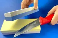 (ویدئو) نحوه تیز کردن چاقو با سنگ تیز کننده ژاپنی به سبک استاد ایتالیایی