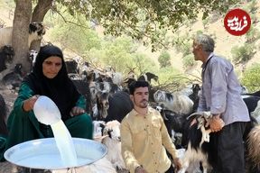 ببینید؛ غذای روستایی در ایران؛ پخت نان تازه محلی در کوه های زاگرس