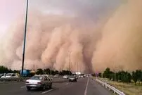 (ویدئو) تایم لپسی دیدنی از طوفان ترسناک تهران