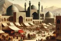 (ویدئو) شکل و شمایل شهر و بازار تهران در سال 1002 هجری شمسی؛ 400 سال قبل
