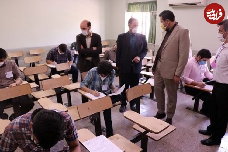 ببینید؛ ویدئوی پربازدید از دانشجوی بچه‌به‌بغل سر جلسه امتحان
