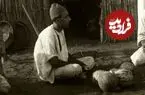 عکس| سفر زمان؛ کشاورزان عهد قاجار در حال نماز خواندن، هندوانه خوردن و قلیان کشیدن