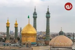 عکس| سفر زمان؛ تصویر دیده‌نشده از حرم حضرت معصومه (س) از بالکن یک خانه اشرافی در دوران قاجار