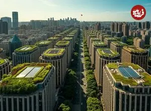 ببینید| روش جالب چینی‌ها برای خنک کردن شهرها