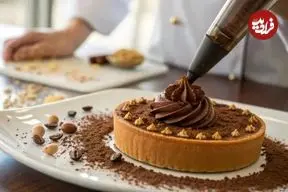 کرم پاتیسیر شکلاتی ؛ طعمی غنی ، خامه‌ای و لطیف