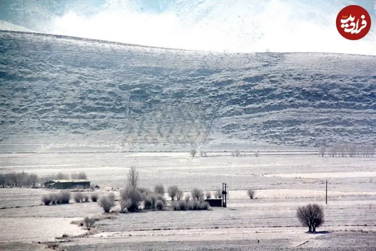 ببینید؛ برف این شهر ایران را کاملا سفیدپوش کرد؛ لحظات زیبای بارش برف را ببینید