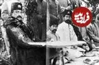 عکس| سفر به ایران قدیم؛ منظرۀ یک آلاچیق در میان باغ در دوران قاجار