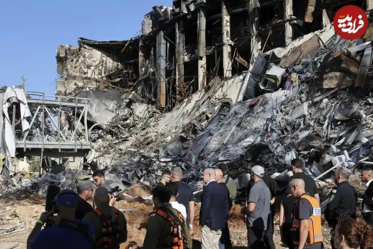 ببینید| اصابت موشک به تل‌آویو همزمان با پخش زنده فاکس‌نیوز