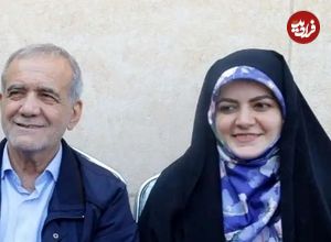 عکس؛ سفر به تاریخ؛ «زهرا، دختر پزشکیان» در کنار «زینب، دختر سردار سلیمانی» در بیت رهبری