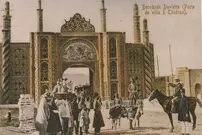 عکس؛ سفر در زمان؛ نمایی بی‌نظیر از دروازه دولت دوره قاجار