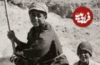 عکس| سفر زمان؛ «کودکان گاوسوار» در نزدیکی اردبیل؛ 75 سال قبل