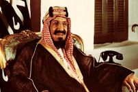 عکس؛ سفر در تاریخ؛ «اولین پادشاه عربستان در کنار فرزندان اش»؛ سال 1313