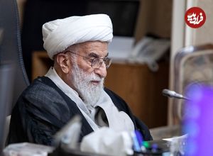 عکس؛ سفر در زمان؛ «آیت الله جنتی در کنار منتظری و شهید بهشتی» در قم؛ سال 59