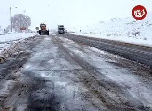 ببینید| حجم و ارتفاع باورنکردنی برف در این گردنه کشور 