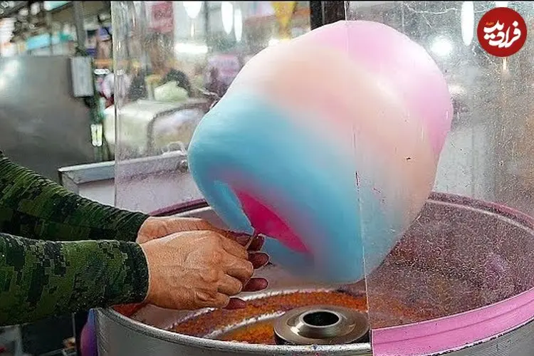 ببینید| غذای خیابانی در ژاپن؛ تهیه پشمک به شکل خرگوش و خرس در توکیو