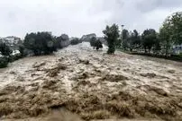 ببینید؛ سیلاب ویرانگر، ورودی این شهر را مسدود کرد